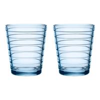 Iittala Glas Aino Aalto - Aqua - 220 ml - 2 stuks Iittala Glas Aino Aalto - Aqua - 220 ml - 2 stuks
