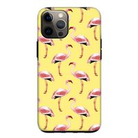 Flamingo's geel: iPhone 12 Tough Case