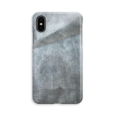 Grey Stone: iPhone X Volledig Geprint Hoesje