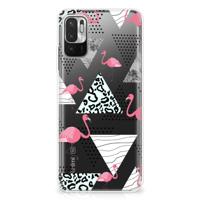 Xiaomi Redmi Note 10/10T 5G | Poco M3 Pro | TPU Hoesje | Flamingo Triangle
