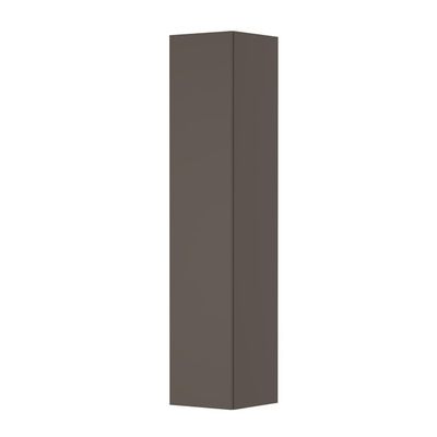 INK Badkamerkast - 35x35x169cm - 1 deur - links en rechtsdraaiend - greeploos - MDF lak taupe mat 1241155