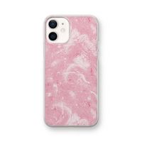 Abstract Painting Pink: iPhone 12 Transparant Hoesje