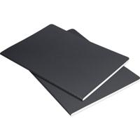 Sigel LS306 Notitieboekje Linescape Softcover 2 stuk(s) DIN A5 Geruit Donkergrijs, Lichtgrijs Aantal paginas: 34