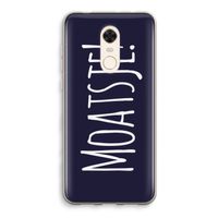 Moatsje!: Xiaomi Redmi 5 Transparant Hoesje