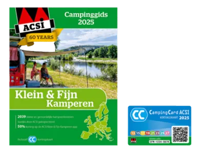 Acsi ACSI Klein & Fijn Kamperen Gids 2025