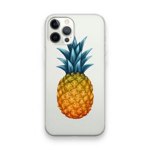 Grote ananas: iPhone 12 Pro Max Transparant Hoesje