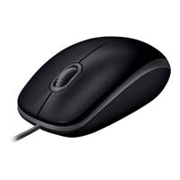 Logitech B110 Muis USB Optisch Zwart 3 Toetsen 1000 dpi