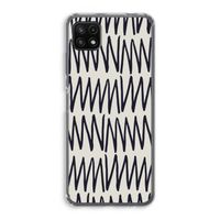 Marrakech Zigzag: Samsung Galaxy A22 5G Transparant Hoesje