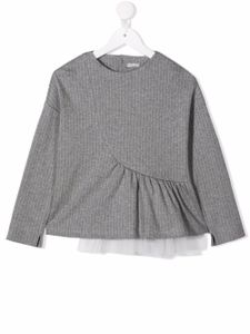 Il Gufo haut à fines rayures - Gris