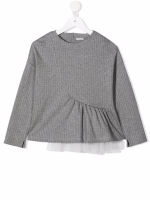 Il Gufo haut à fines rayures - Gris