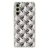 Samsung Galaxy S21FE TPU Hoesje Salamander Grey