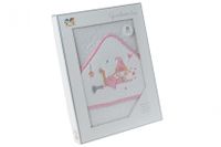 Gamberritos badcape Heksje 100 x 100 cm katoen - thumbnail