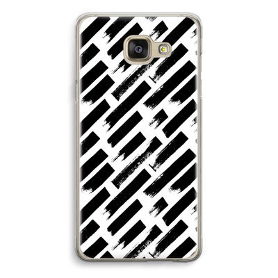 Zwarte vegen: Samsung Galaxy A5 (2016) Transparant Hoesje