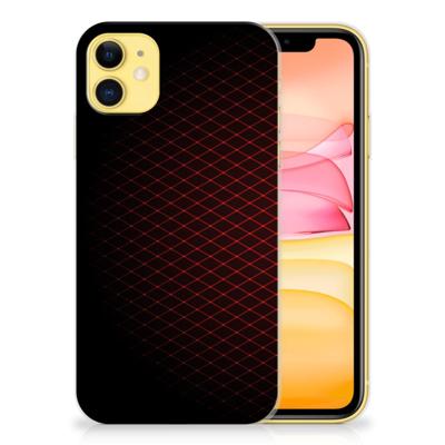Apple iPhone 11 | TPU bumper | Geruit Rood