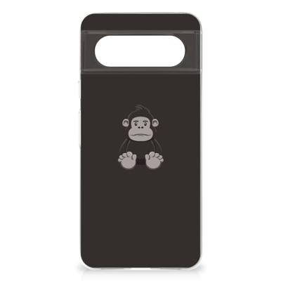Google Pixel 8 Telefoonhoesje met Naam Gorilla Google Pixel 8 Telefoonhoesje met Naam Gorilla