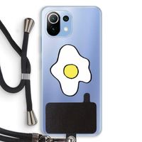 Spiegelei: Xiaomi Mi 11 Lite Transparant Hoesje met koord