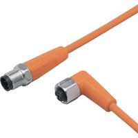 ifm Electronic EVT650 Verbindingskabel Aantal polen (sensoren): 4, 5 Stekker, recht, Bus, haaks 8 m 1 stuk(s)