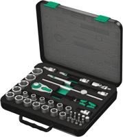 Wera 8100 SC 2 Zyklop Speed ratel- en doppenset, 1/2"-aandrijving, metrisch, 37 -delig - 1 stuk(s) - 05003645001