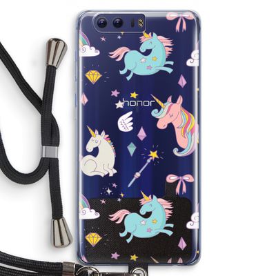 Fantasiewereld: Honor 9 Transparant Hoesje met koord