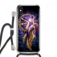 Aerial Angel: iPhone XS Max Transparant Hoesje met koord