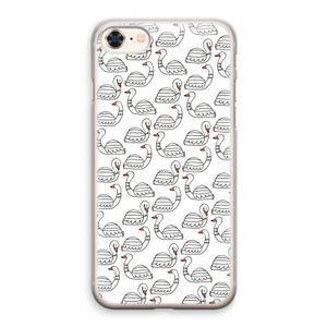 Zwanen: iPhone 8 Transparant Hoesje