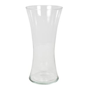 Bloemenvaas/vazen van transparant glas 36 x 18 cm