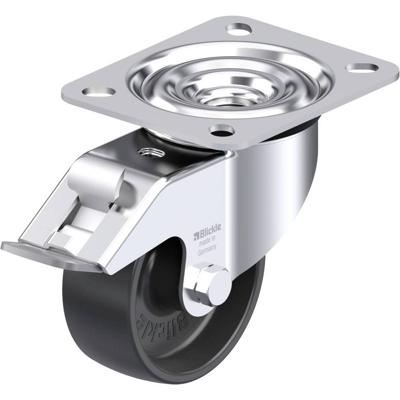 Blickle LE-PP 80G-FI Plaatstalen zwenkwiel Wieldiameter: 80 mm Draagvermogen (max.): 120 kg 1 stuk(s)