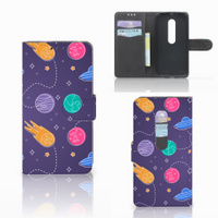 Motorola Moto G 3e Generatie Wallet Case met Pasjes Space - thumbnail