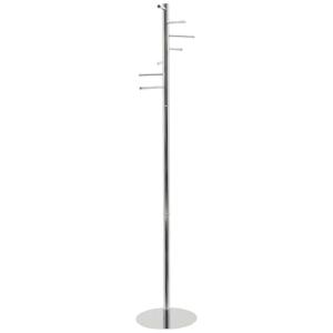 Maul Staande kapstok 9406496 MAULcalima Aantal haken: 7 (Ø x h) 35 cm x 177 cm Metaal, Staal Lichtzilver 1 stuk(s)
