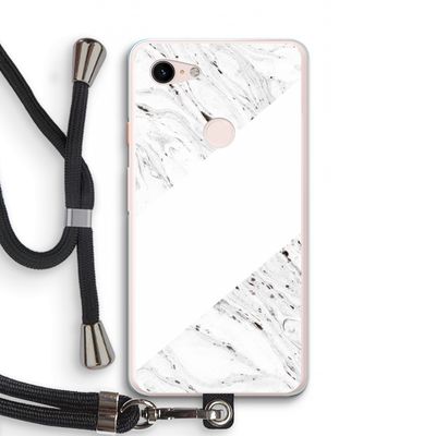 Biggest stripe: Pixel 3 XL Transparant Hoesje met koord
