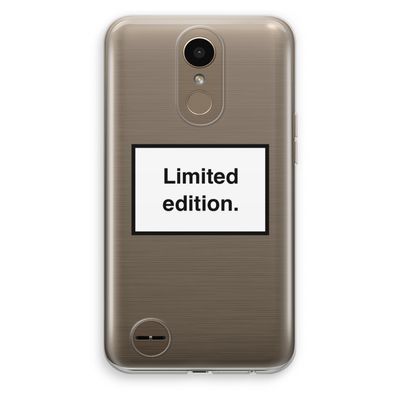 Limited edition: LG K10 (2017) Transparant Hoesje