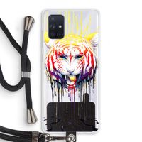 Fading: Samsung Galaxy A71 Transparant Hoesje met koord