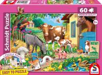 Puzzel - SCHMIDT SPIELE - Boerderijdieren - 60 stukjes - Vanaf 5 jaar