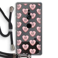 Chicks before dicks: Sony Xperia XZ2 Transparant Hoesje met koord