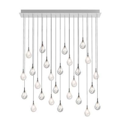 Bomma Soap Mini 26 pcs Square Hanglamp - 14x Helder 12x Mat glas