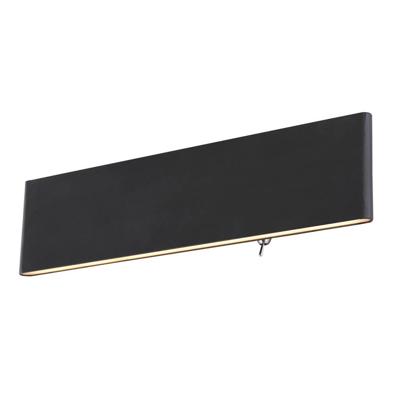 Globo Design wandlampSiegfried M zwart met schakelaar - 41751-12B