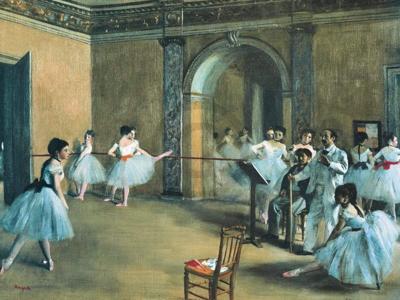 Kunstdruk Edgar Degas - The Dance Foyer at the Opera 80x60cm