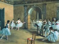 Kunstdruk Edgar Degas - The Dance Foyer at the Opera 80x60cm