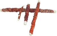 Natuurlijke snack zak a 6 gedraaide stick met eend 12 cm - Gebr de boon