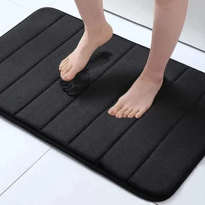 SoftStep Memory Foam Badmat - Antislip, Sneldrogend & Wasbaar - Voor Badkamer of Toilet