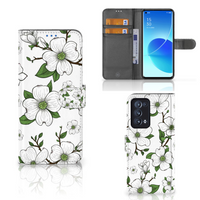 OPPO Reno 6 Pro Plus 5G Hoesje Dogwood Flowers - thumbnail