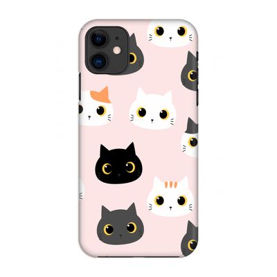 Katten: Volledig geprint iPhone 11 Hoesje