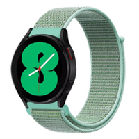 Sport Loop nylon bandje - Mintgroen - Samsung Galaxy Watch 4 - 40mm / 44mm - thumbnail