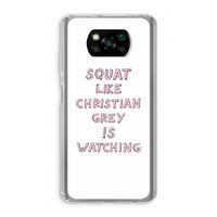 Christian Grey: Xiaomi Poco X3 Pro Transparant Hoesje