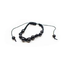 Edelsteen Armband Shungiet Shambala Zwart