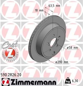 Remschijf Coat Z 590282620