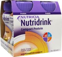 Nutridrink Compact proteine perzik/mango 125ml 4 Stuks