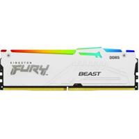 Kingston Technology FURY Beast 16GB 6000MT/s DDR5 CL36 DIMM White RGB EXPO