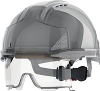 JSP Industriekletterhelm | weiß/smoke | ABS | EN 397, EN 50365 | 1 stuk - AMB170-405-F00 - AMB170-405-F00