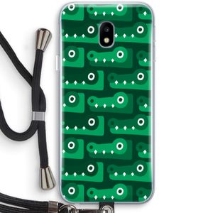 Crocs: Samsung Galaxy J3 (2017) Transparant Hoesje met koord